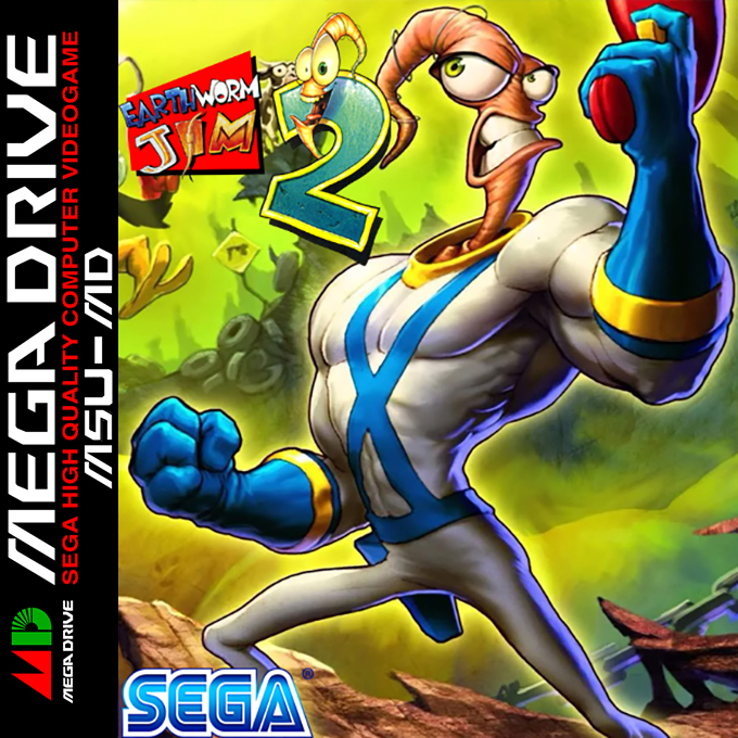 Earthworm Jim II box art