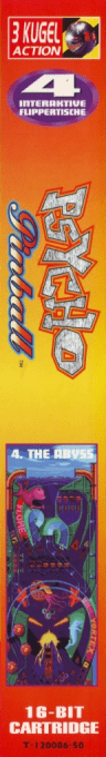 Psycho Pinball — box-2D-side (DE)