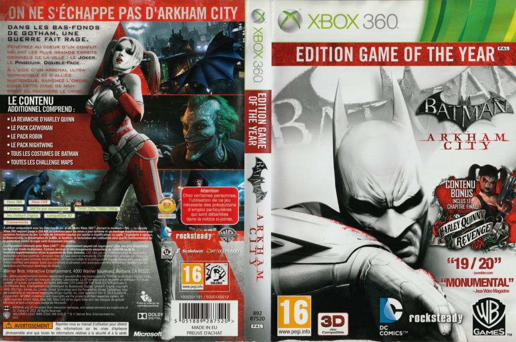 Batman Arkham Collection — box-texture (FR)