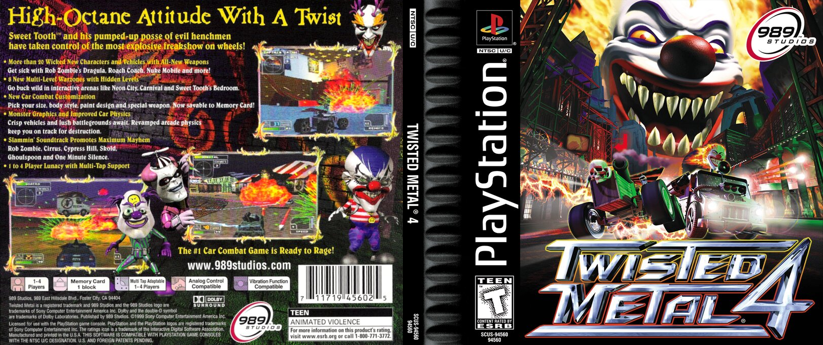 Twisted Metal 4 — box-texture (US)