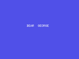 Bear George — sstitle (WOR)