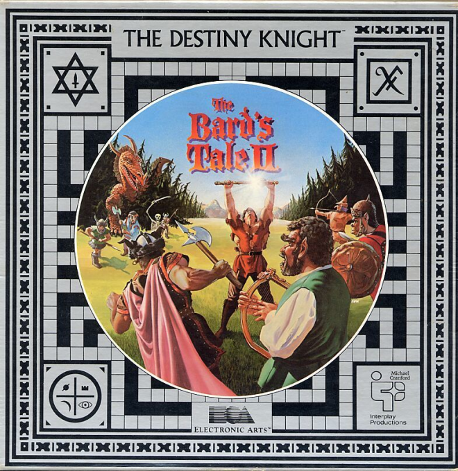 Bard's Tale 2 - The Destiny Knight, The box art