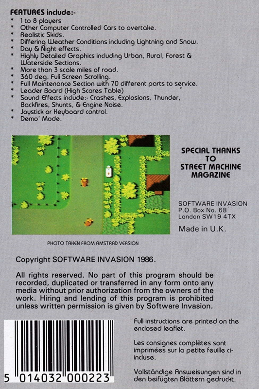 Street Machine — box-2D-back (EU)