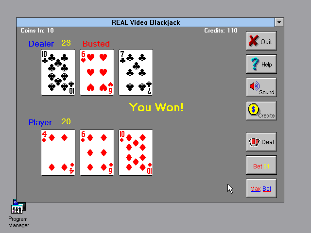 Real Video Blackjack — ss (WOR)