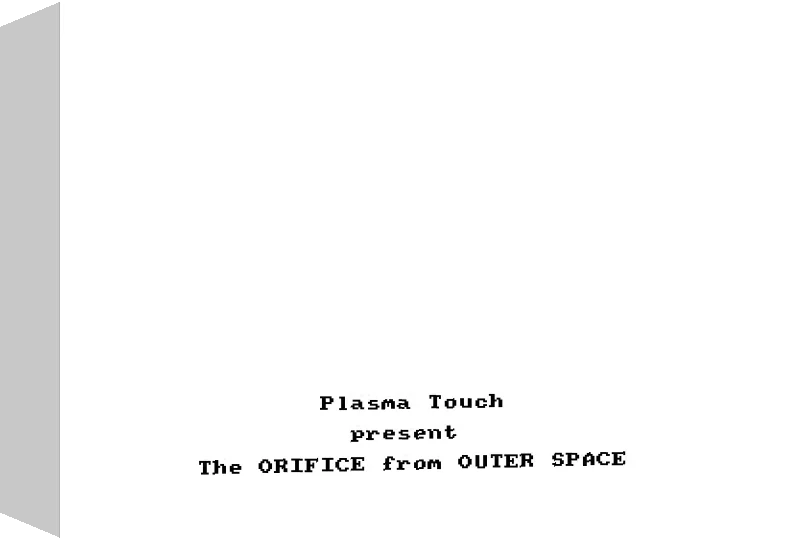 Orifice From Outer Space, The — box-3D (WOR)