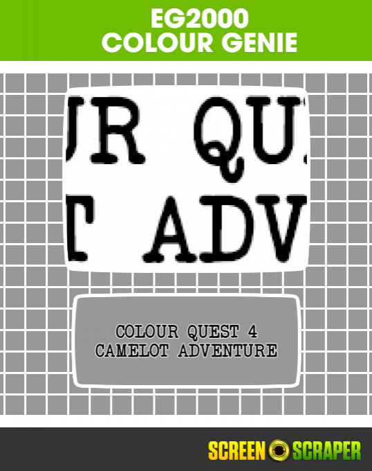 Colour Quest 4 - Camelot Adventure — box-2D (SS)