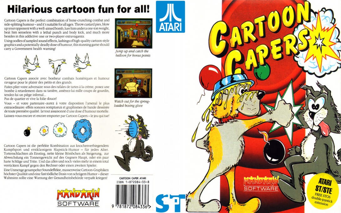 Cartoon Capers — box-texture (EU)