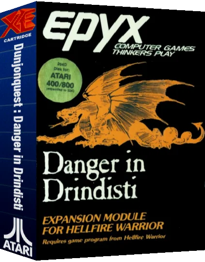 Dunjonquest - Danger In Drindisti — box-3D (WOR)