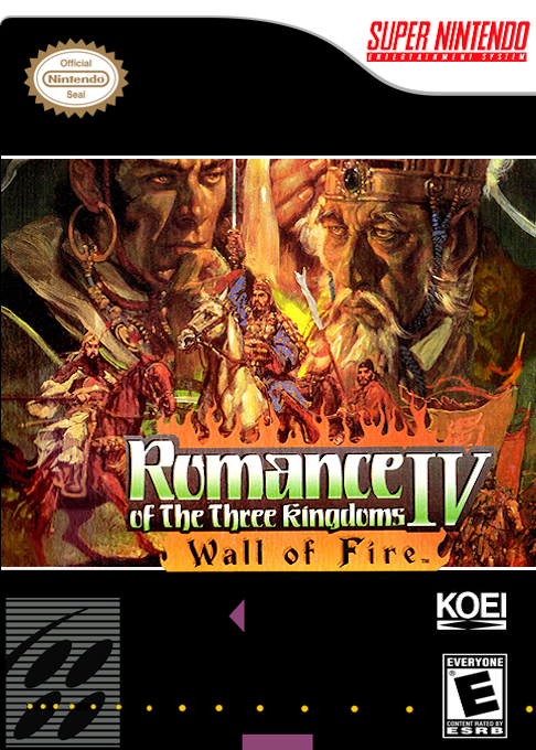 Romance Of The Three Kingdoms 4 - Wall Of Fire box art