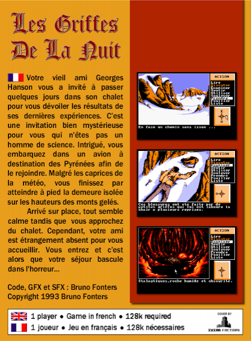 Griffes De La Nuit, Les — box-2D-back (FR)