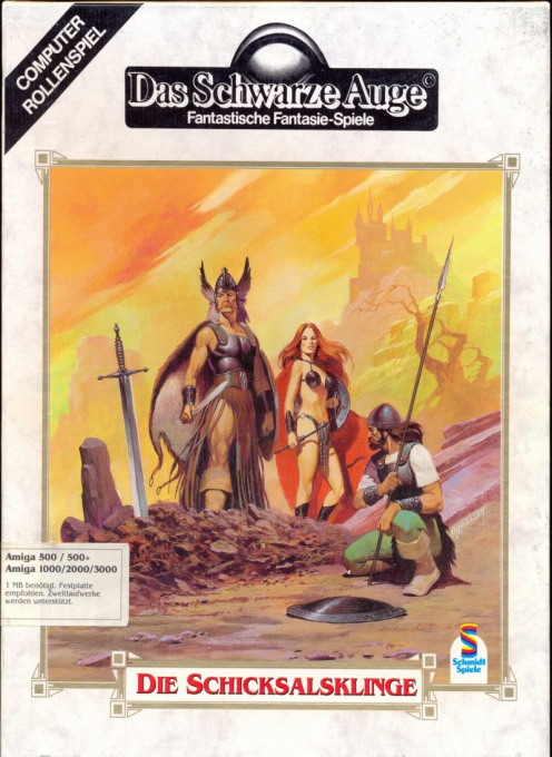 Realms of Arkania - Blade of Destiny — box-2D (DE)
