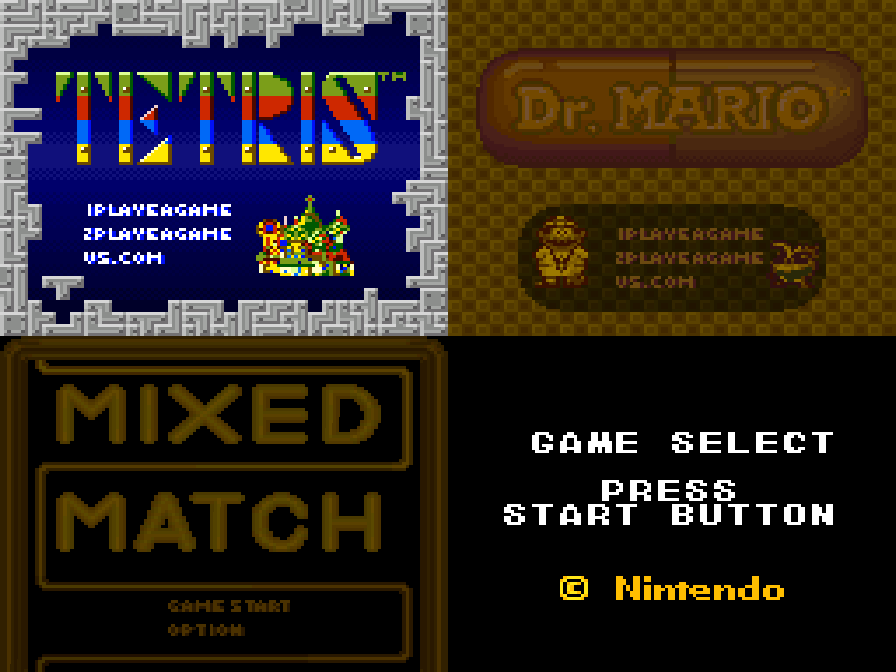 Tetris & Dr. Mario — ss (WOR)