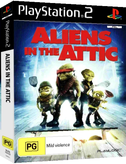Aliens in the Attic — box-3D (EU)