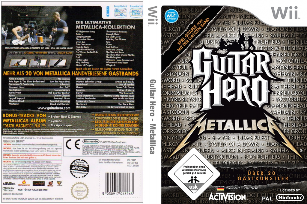 Guitar Hero - Metallica — box-texture (DE)