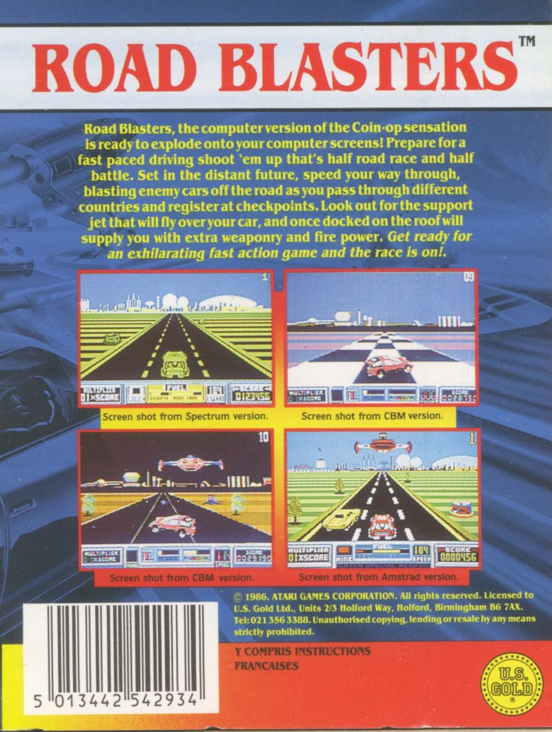 Road Blasters — box-2D-back (EU)