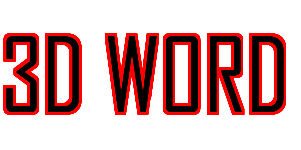 3D Word — wheel-hd (SS)