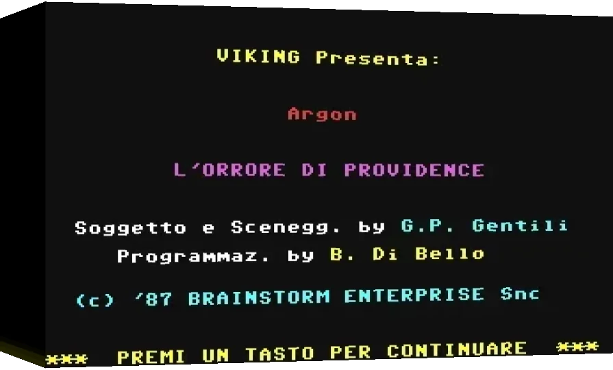 Argon : L'Orrore di Providence — box-3D (WOR)