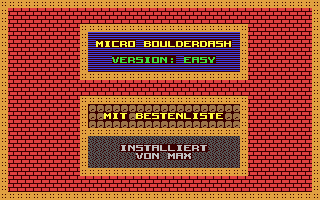 Micro Boulderdash Easy — sstitle (DE)