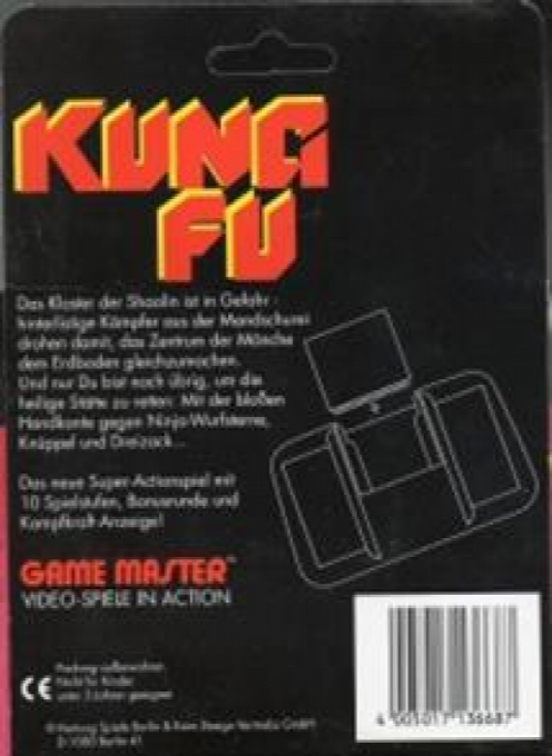Kung Fu Challenge — box-2D-back (DE)