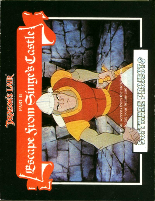 Dragon's Lair Part II - Escape from Singe's Castle box art