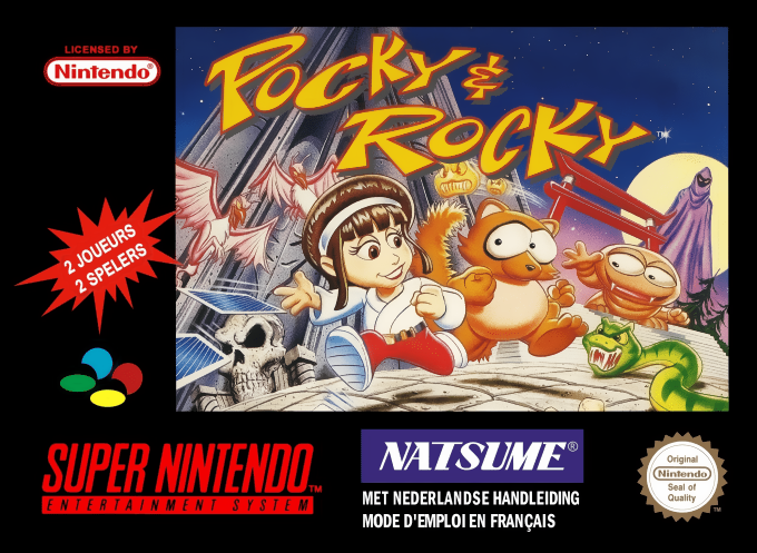 Pocky And Rocky — box-2D (FR)