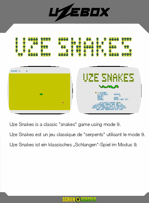 Uze Snakes — box-2D-back (SS)