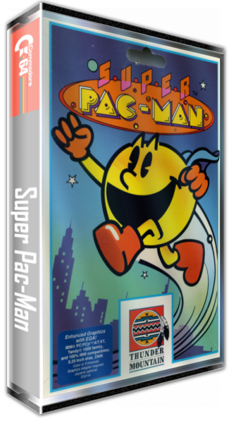 Super Pac-Man — box-3D (US)
