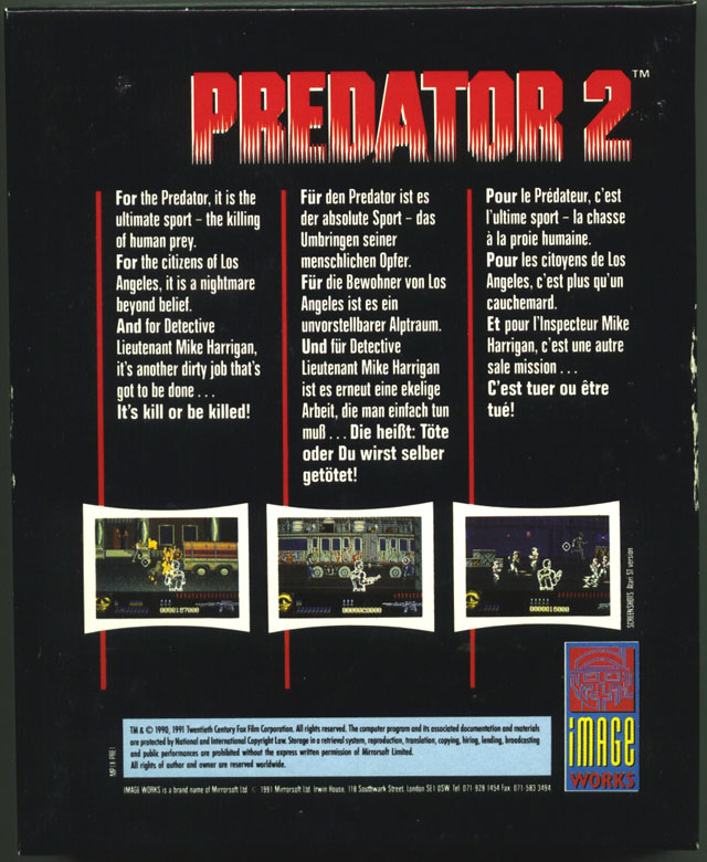 Predator 2 — box-2D-back (EU)
