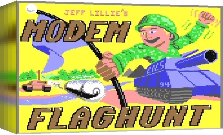 Jeff Lillie's Modem Flag Hunt — box-3D (WOR)