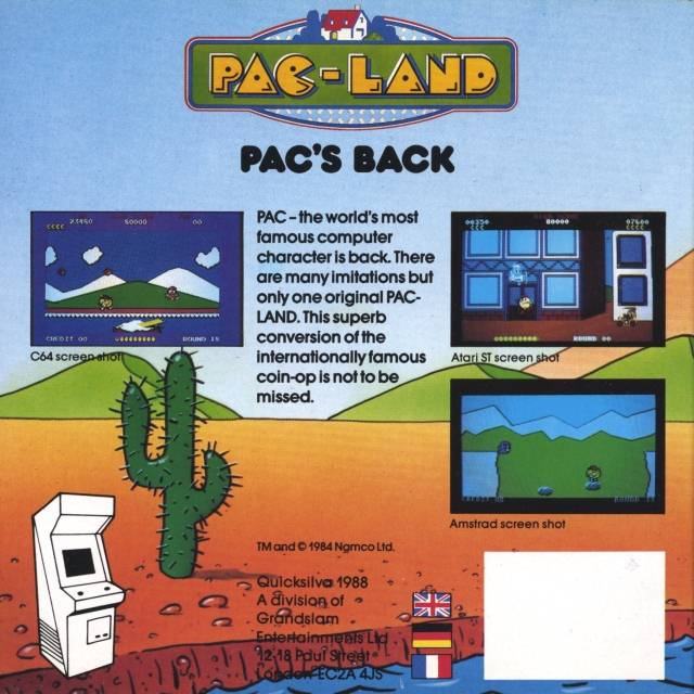 Pac-Land — box-2D-back (CUS)