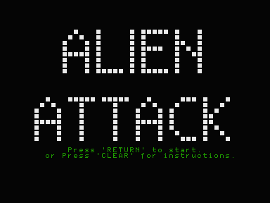Alien Attack — sstitle (WOR)