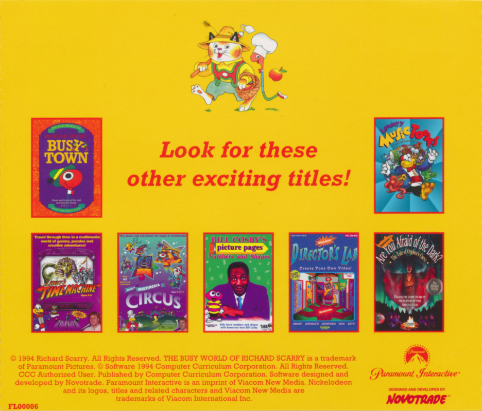 Richard Scarry's How Things Work In Busytown — box-2D-back (US)