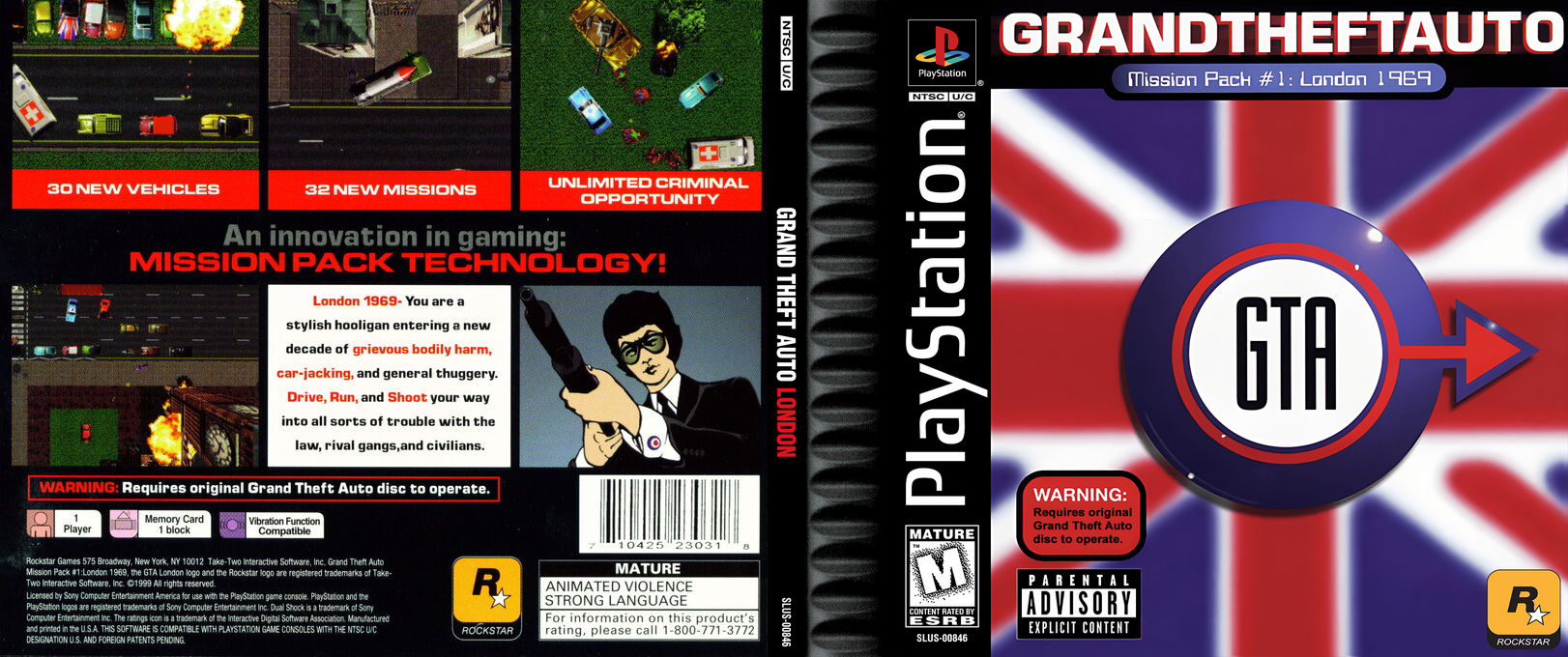Grand Theft Auto - London 1969 — box-texture (US)