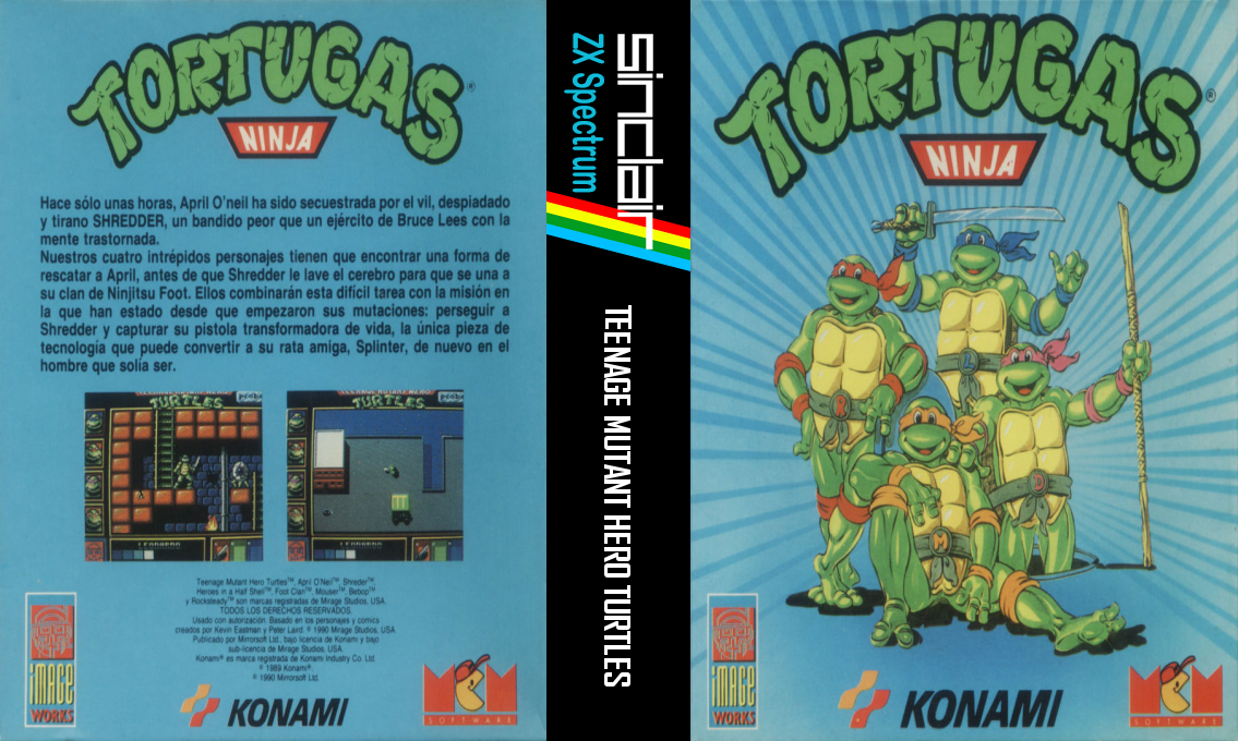 Teenage Mutant Hero Turtles — box-texture (SP)