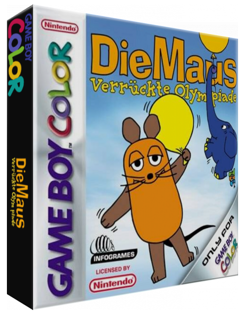 Maus, Die - Verrueckte Olympiade — box-3D (DE)