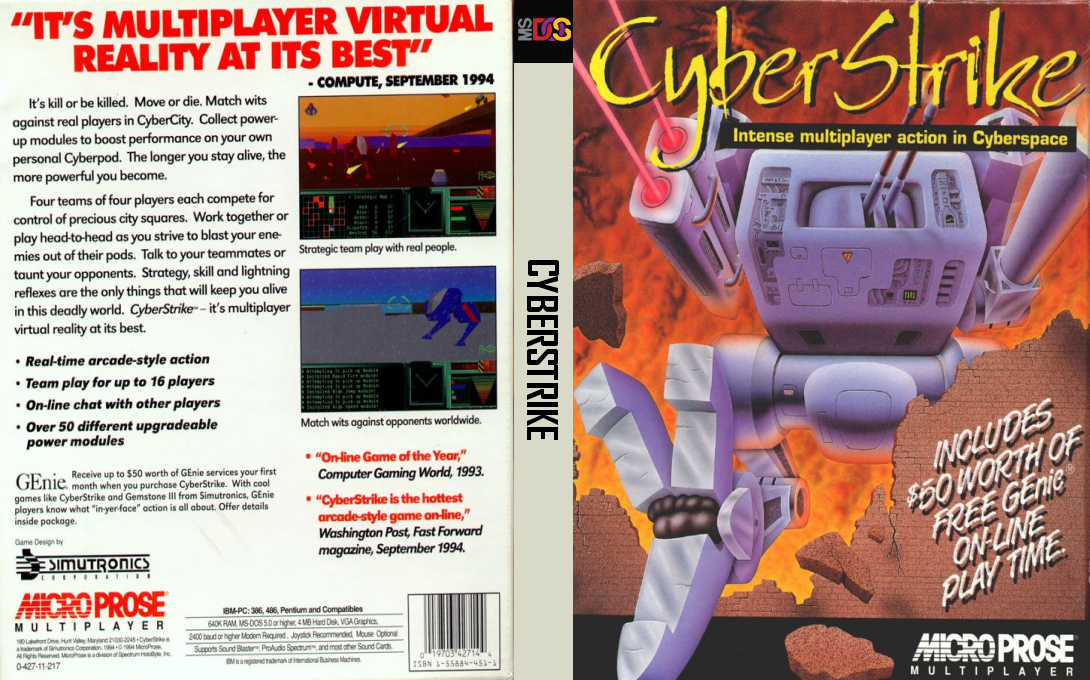 Cyberstrike — box-texture (US)