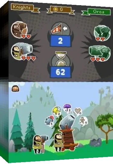 Artillery Knights vs. Orcs — box-3D (WOR)