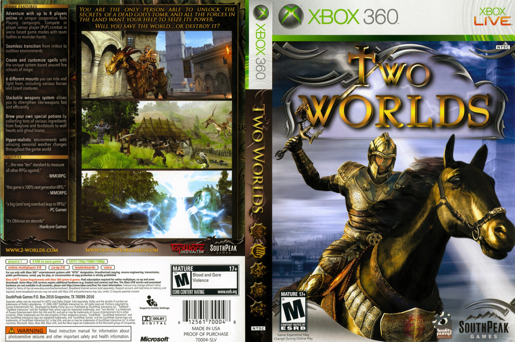 Two Worlds — box-texture (US)