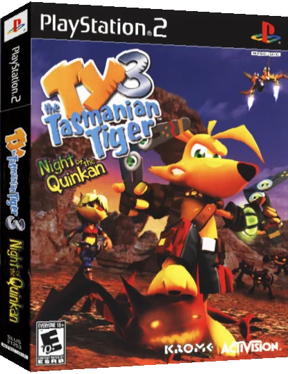 Ty the Tasmanian Tiger - Night of the Quinkan — box-3D (US)