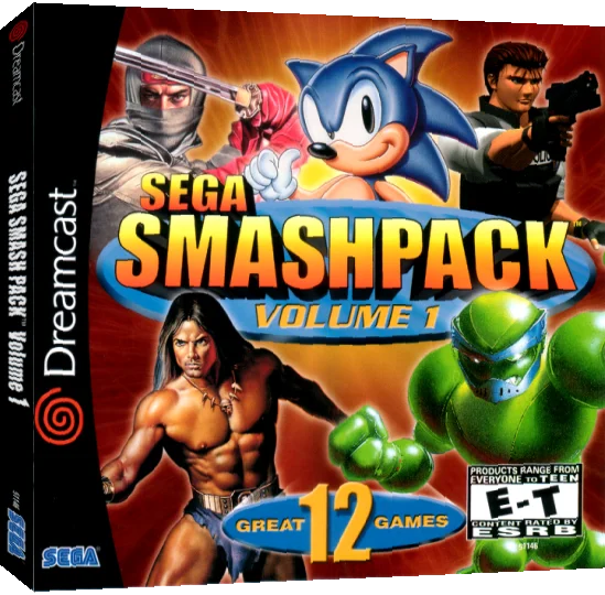 Sega Smash Pack - Volume 1 — box-3D (US)