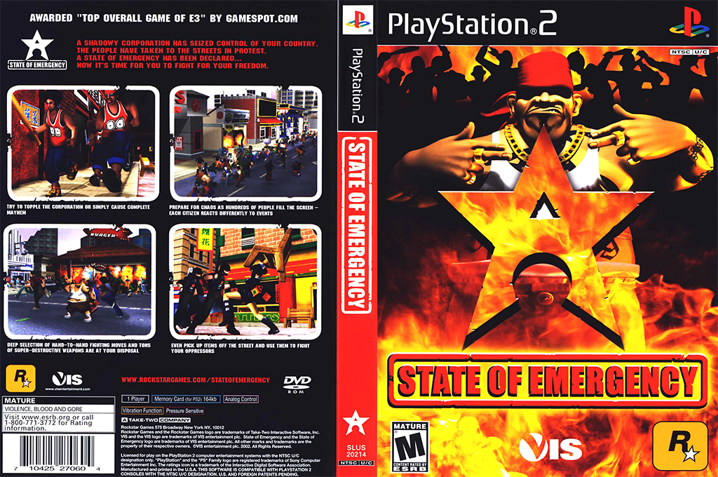 State Of Emergency — box-texture (US)