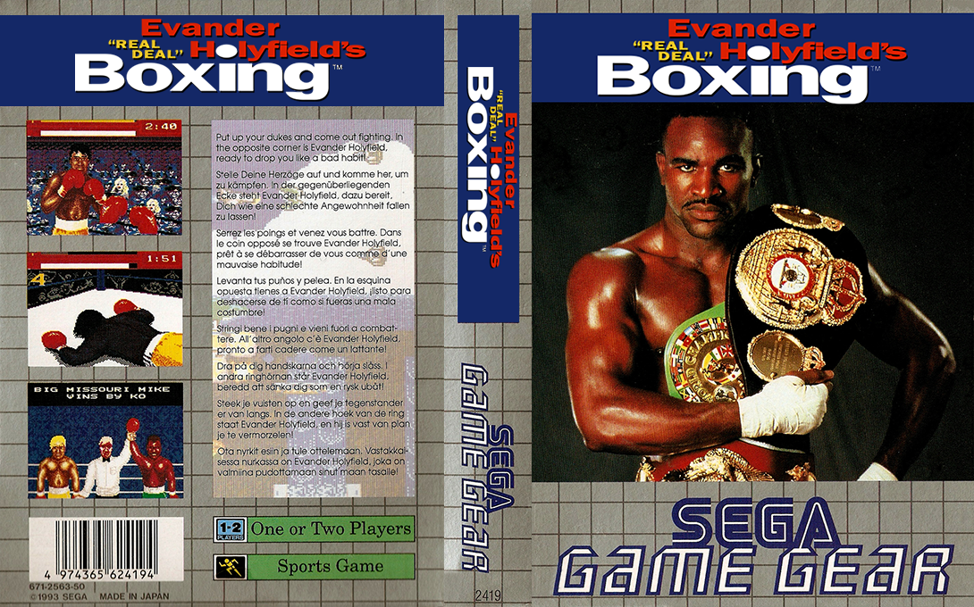 Evander Holyfield's Real Deal Boxing — box-texture (EU)
