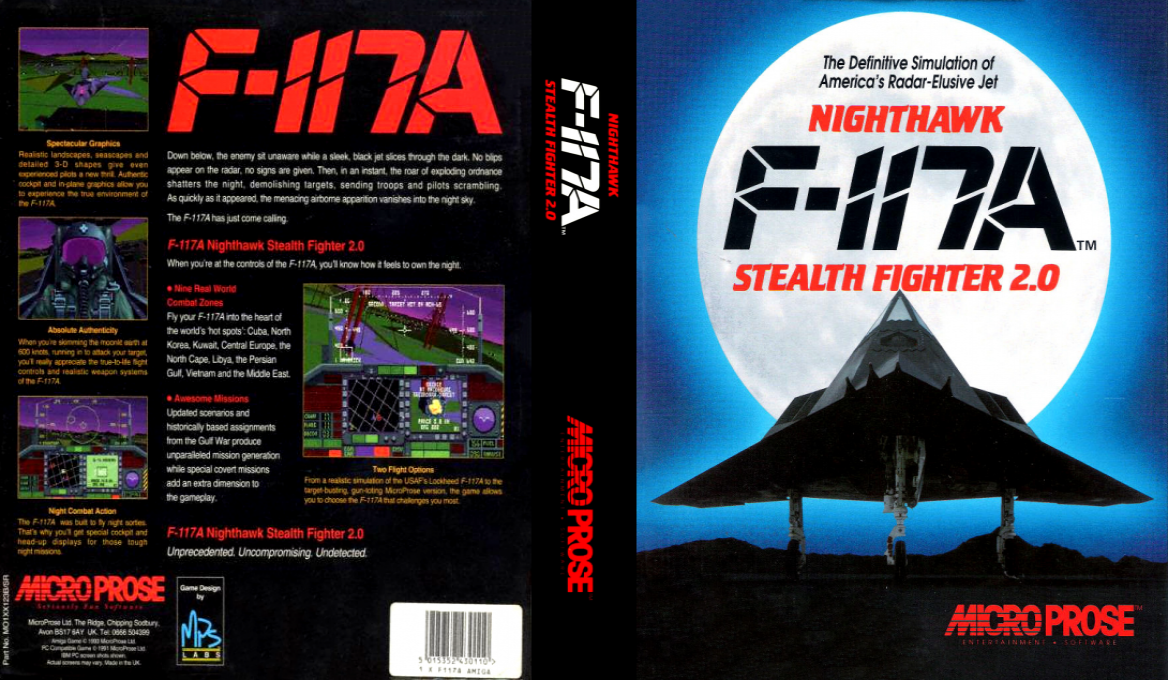 NightHawk F-117A Stealth Fighter 2.0 — box-texture (EU)