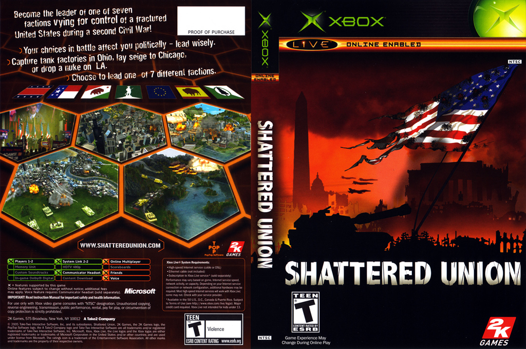 Shattered Union — box-texture (US)