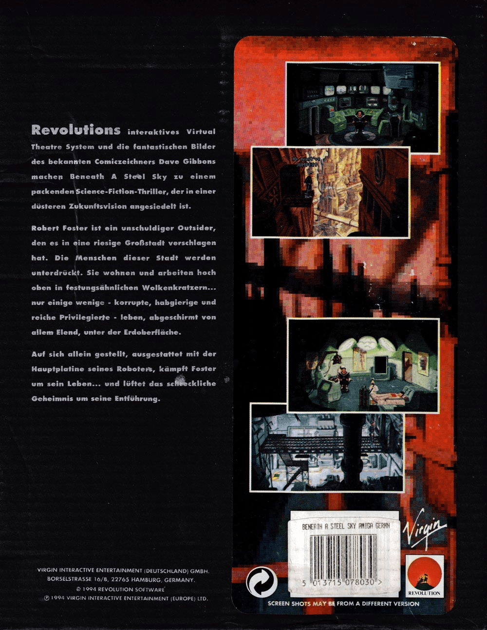 Beneath a Steel Sky — box-2D-back (DE)