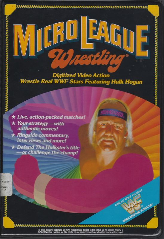MicroLeague Wrestling box art