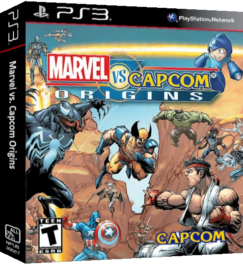 Marvel vs. Capcom - Origins — box-3D (US)
