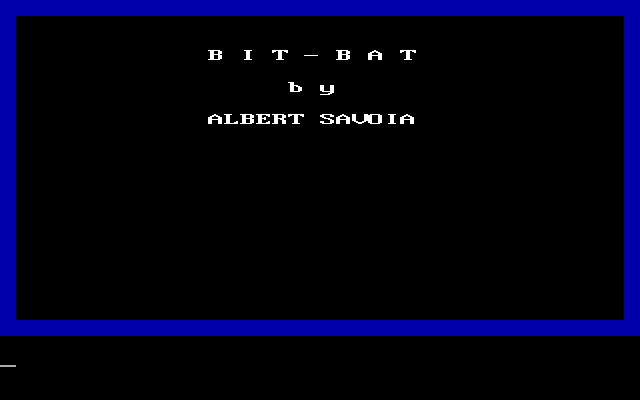 Bit-Bat box art