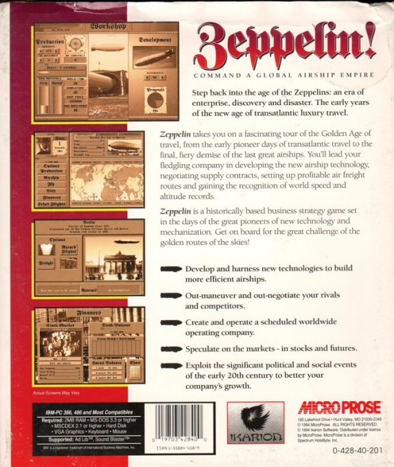 Zeppelin - Giants Of The Sky — box-2D-back (US)