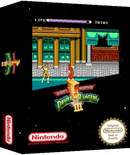 Mighty Morphin - Power Rangers III — box-3D (SS)